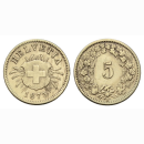 Schweiz 5 Rappen 1873 B