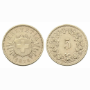 Schweiz 5 Rappen 1876 B