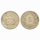 Schweiz 5 Rappen 1877 B