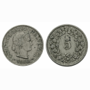 Schweiz 5 Rappen 1888 B