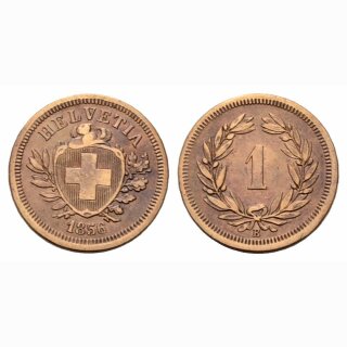Schweiz 1 Rappen 1856 B