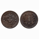 Schweiz 1 Rappen 1868 B