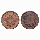 Schweiz 1 Rappen 1870 B