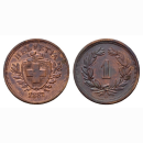 Schweiz 1 Rappen 1887 B