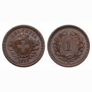 Schweiz 1 Rappen 1892 B
