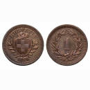 Schweiz 1 Rappen 1898 B