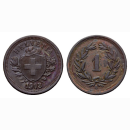 Schweiz 1 Rappen 1903 B