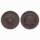 Schweiz 1 Rappen 1905 B