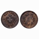 Schweiz 1 Rappen 1927 B