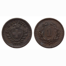 Schweiz 1 Rappen 1939 B