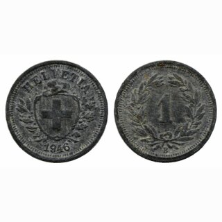 Schweiz 1 Rappen 1946 B