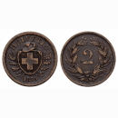 Schweiz 2 Rappen 1879 B