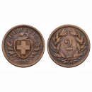 Schweiz 2 Rappen 1883 B