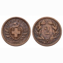 Schweiz 2 Rappen 1883 B