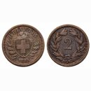 Schweiz 2 Rappen 1888 B