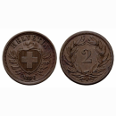 Schweiz 2 Rappen 1890 B