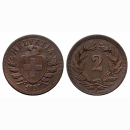 Schweiz 2 Rappen 1897 B