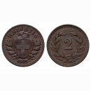 Schweiz 2 Rappen 1902 B