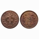 Schweiz 2 Rappen 1910 B