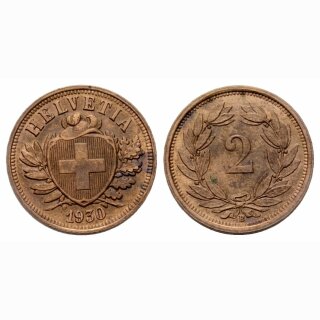 Schweiz 2 Rappen 1930 B