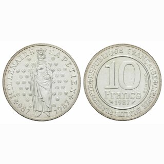 Frankreich 10 Francs 1987