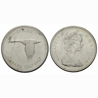 Kanada 1 Dollar 1967 Wildgans