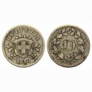 Schweiz 10 Rappen 1850 BB