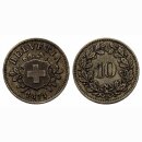 Schweiz 10 Rappen 1871 B