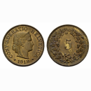 Schweiz 5 Rappen 1918 B