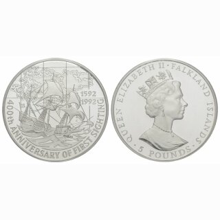 Falkland Islands 5 Pounds 1994