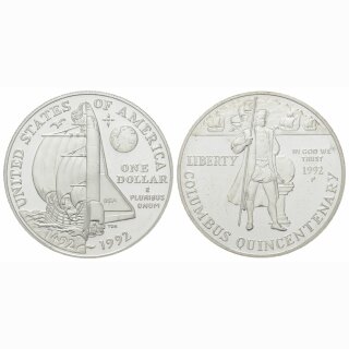 USA 1 Dollars 1992 P Kolumbus