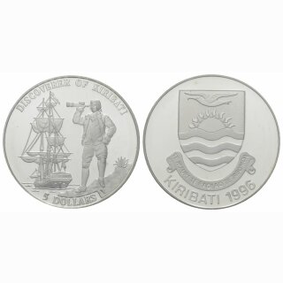 Kiribati 5 Dollars  1996