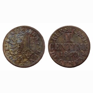 Genf 1 Centime 1840