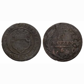 Freiburg 1/2 Batzen 1811