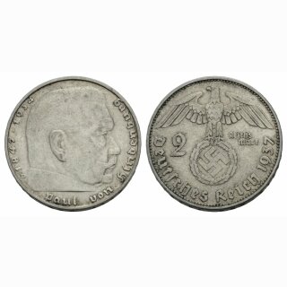 Deutschland  2 Mark 1937 D