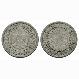 Deutschland  50 Reichspfennig 1927 J