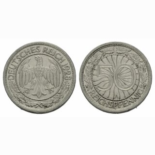 Deutschland  50 Reichspfennig 1928 A