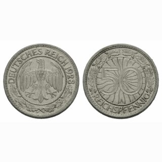 Deutschland  50 Reichspfennig 1928 A