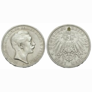 Preussen 3 Mark 1910 A Wilhelm II