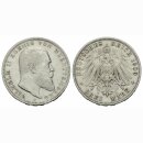 Wuerttemberg 3 Mark 1909 F Wilhelm II