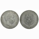 Sachsen 5 Mark 1876 E Albert