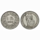 Schweiz 1 Franken 1909 B Stehende Helvetia