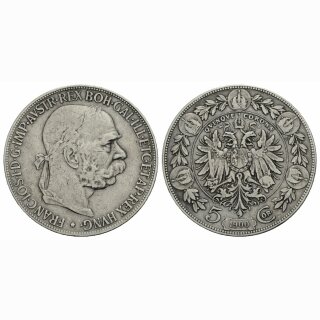 Östereich 5 Kronen 1900