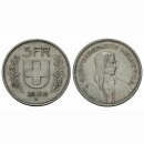 Schweiz 5 Franken 1952 B Tell