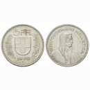 Schweiz 5 Franken 1952 B Tell