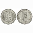 Schweiz 5 Franken 1952 B Tell