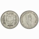 Schweiz 5 Franken 1952 B Tell