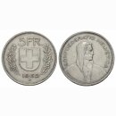 Schweiz 5 Franken 1952 B Tell