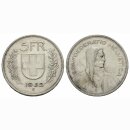 Schweiz 5 Franken 1952 B Tell