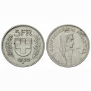 Schweiz 5 Franken 1952 B Tell